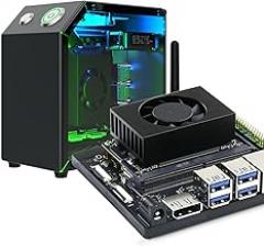 Yahboom Jetson Orin NX 8GB RAM Super Kit with Jetson Case, USB Microphone Camera, 256GB SSD Electronic Kit Intelligence ROS (Orin NX 8GB SUB Mini PC Kit)