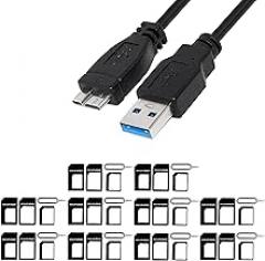 SaiTech IT 10 Pack Sim Card Adapter with Sim Eject Pin Needle Bundle with