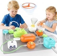 Science Kits for Kids - STEM Kits for Kid, Electronics Exploration Kit, Over 440 Projects, 16 Circuit Parts, STEM Toy Educational Gifts for Kids Boys Girls Ages 3 4 5 6 7 8 9 10 11 12