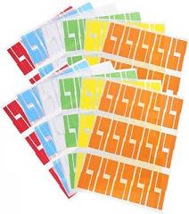 12sheets Cord Labels for Electronics Cable Markers Electric Panel Labels Adhesive Cable Tags Wire Organization Stickers