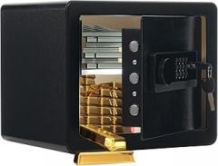OSJ Black 28.8L Safe, Wall Mount, Electronic, Biometric, Alarm System, Fingerprint Sensor