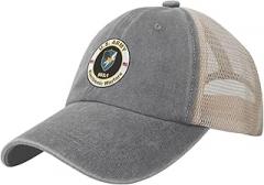LOKLNEYK US Army MOS 993 Electronic Warfare Mesh Baseball Cap Cotton Washed Cowboy Hat
