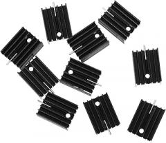 10Pcs Aluminum Heat Sink for Devices Durable Cooling with High Thermal Conductivity Efficient Heat Dissipation for Electronics