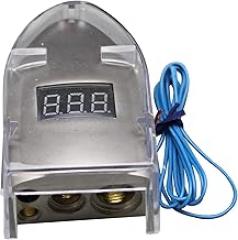 12-24V Digital Display Positive 0/8 Gauge Awg Car Battery Terminal Nickel Plated Skbt-023N