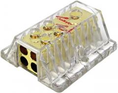 Audiopipe PB-1448 1 to 4 Power Distribution Block 4 Gauge Input, 8 GA Outputs