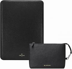 Comfyable Laptop Sleeve for 13 Inch MacBook with Electronic Organizer Travel Case,Black