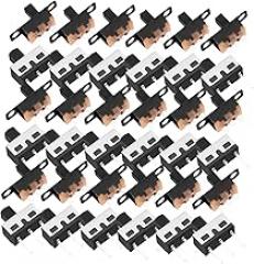 GLEAVI Slide Switches Micro Position Toggle 40pcs Locking Switches for DIY Commercial Electronics