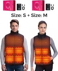 Soleilwear Mens Heated vest (Small) & Womens Heated vest (Medium)