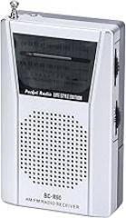 GUPE Pocket Radio Builtin Speaker Gifts Outdoor AM FM Small Radio