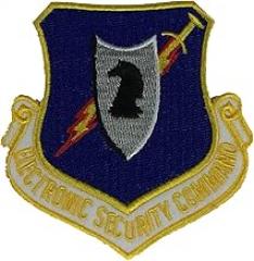 US AIR Force USAF Electronic Security Command Patch - Color - Veteran Owned Business