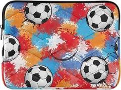 Soccer Balls Splashes Laptop Case Laptop Sleeve Portable Electronic Device Cover Medium