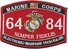 Marine MOS 6484 Electronic Warfare Tech-EA-6B Patch