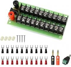 PCB005 1X Power Distribution Board 3 Inputs 2 x 10 Outputs for DC AC Voltage