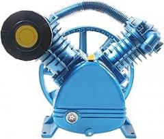 Bitodd 5HP 175PSI Air Compressor Pump, 2 Stage Twin Cylinder Aluminum, Air Compressor Head Piston Style Splash Lubrication Pump for Driving Pneumatic Tools