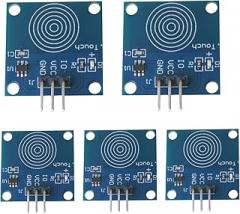 10PCS TTP223B Tactile Switch Touch Sensor Module DC 2-5.5V Computer Components Suitable for DIY Electronic Equipment