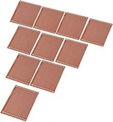10Pcs Universal Breadboard PCB Board 7x9cm – DIY Prototype Circuit Board for Electronics Soldering with Pre-Drilled Holes and Flux Coating