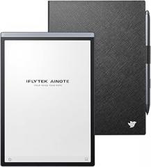 iFLYTEK AINOTE Air 2 Bundle with Black Folio Case, 8.2-inch AI Paper Tablet Writing Tablet, Digital Notebook with Pen, Voice-to-Text Transcription, Multi-Languages Chatgpt Support