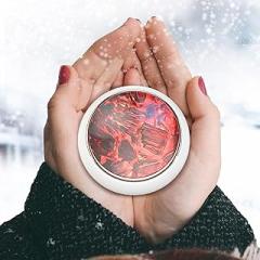 Portable Hand Warmer Electronic Rechargeable Hand Warmers USB Charging Pocket Heater 3 Adjustable Temperature Compact Size Hand Heater Easy to Carry