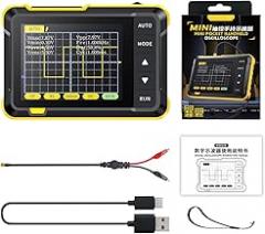 Electrical Tester Handheld Digital Oscilloscope with 200Khz Bandwidth for Automotive Electronics Waveform Generator Rate
