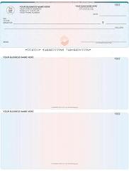 ABC Computer Voucher Checks Compatible w/QuickBooks Check on Top, Chain Prismatic (100 Sheets)