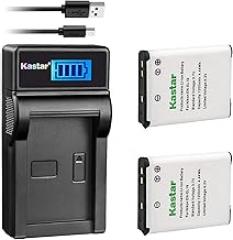 Kastar Compatible Battery and LCD USB Charger Replacement for Nikon EN-EL19 MH-66, Sony NP-BJ1 and Nikon Coolpix A100 S2700 S3500 S3600 S3700 S5200 S5300 S6600 S6700 S6800 S6900 S7000, Sony DSC-RX0