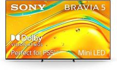 Sony BRAVIA 5 75 Inch TV, Mini LED, 4K Smart Google TV, XR Processor with AI Technology,120hz Television with Dolby Vision/Atmos, Exclusive Features for PlayStation®5, K-75XR50, 2025 Model