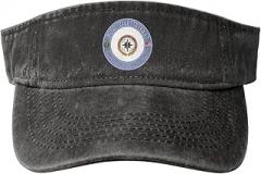 LDGSUPH US Army Cold War Communications Electronics Command CECOM Unit Crest Veteran Sport Sun Visor Hats Empty Top Baseball Sun Cap