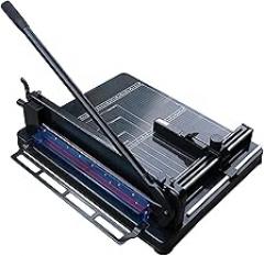 Paper Trimmer, A3 Heavy Paper Slicer with Safety Lock, Ergonomic Handle Design,400 Sheet Capacity, Clear Cutting Guide Grids, Accurate Scale and Easy to Operte,Wide Use for Office, School, Home