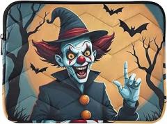Clown Bats Orange Laptop Cases 14 Inch Laptop Bag Portable Electronic Device Cover