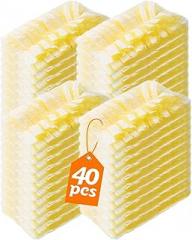 40 Count 360° Heavy Duty Duster Refills Compatible with Swiffer, Larger Size-Extra Thick Electrostatic Disposable dusters Refill for Electronics, Furniture, Blinds, Ceiling Fans, Unscented