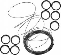 ERINGOGO Aluminum Bonsai Training Wire 10 Rolls 1mm Colorful Aluminum Wire for Bonsai Trees DIY Gardening Supplies