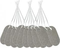 100 Pcs Telecom Fiber Tags with 1 Roll 9 Ply Waxed Twine Lacing Cord Grey Industrial Grade Non-Conductive Label Fireproof Flame-Retardant Cable Electronics Label Writable Cord Wire Tag