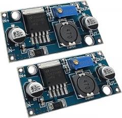 2pcs LM2596 DC-DC Buck Converter 3.2V-35V to 1.25V-35V Power Module, Adjustable Step-Down Voltage Regulator, Wide Input Range Converter for Electronics Projects/DIY Enthusiasts