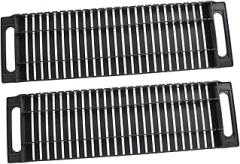 2pcs Dual-Ear Anti-Static Bar Rack 25-Slot PCB Circuit Board Bracket Sturdy Static Frame for Anti-Static Storage for Electronics Maintenance