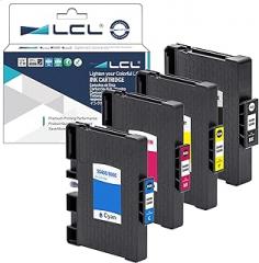 LCL SG400 SG800 Sublimation Ink Cartridge Compatible with Sawgrass Virtuoso SG 400 SG 800 Printer (1 Black, 1 Cyan, 1 Magenta, 1 Yellow, 4 Pack)