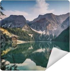 Natural Mountains Landscape Camera Protective Wrap, Anti-scratch Lens Protector Wrapper, Magic Self-Adhesive Cloth for Cameras/DSLR/Laptop/Electronic Accessories, L