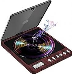 Portable CD Player with Speakers 2000mAh Rechargeable CD Player Portable with Double 3.5mm Headphones Jack,Small Anti-Shock Personal CD Player for Car Aux or Home Music Player