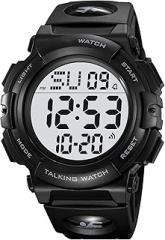 TOOCAT Multi-Functional Digital Electronic Watch with Voice Chime, Also for The Visually impaired or Elderly Talking Watch