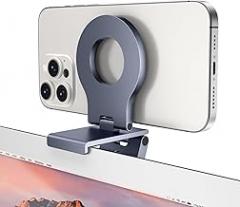 Itramax Continuity Camera Mount for Desktop Monitor&iMac,iPhone Webcam Stand,Magnetic Monitor Mount,Desktop Screen Continuity Holder for MagSafe iPhone 17 Air 16 15 14 13 12 Pro Max,Mac,TV,Laptop