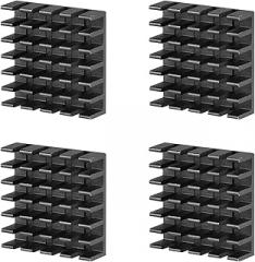 DMiotech 4 Pack 6x20x20mm Aluminum Alloy Radiator Electronic Cooler Radiator with Thermal Paste for MOS and IC Chip