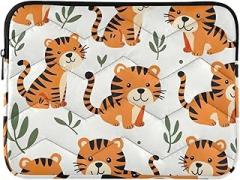 Laptop Cases 13, 13.3, 14 Inch Playful Tigers Jungle Orange Portable Protective Case Portable Electronic Device Cover