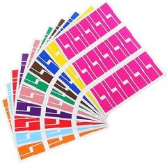 PRETYZOOM 10Sheets Cable Labels Tearproof Writable Tags for Electronics Type Cord Markers for Manual Printer Use for Streamlined Cable Management