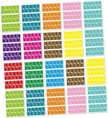 Angoily 20sheets Tear-resistant Cord Labels Cable Tags for Electronics Moving Labels High-temperature Resistant Cable Management