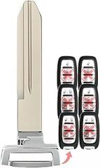 1x New Proximity Remote Key Fob Uncut Insert Blade Compatible with & fit for Select Chrysler Vehicles - M3N-97395900-27 - (No Electronics or Chip Inside)