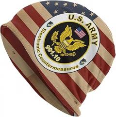 US Army MOS 991 Electronic Counter Measures Beanie Hat Warm Knitted Hats