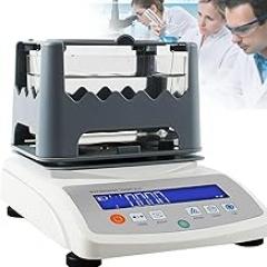 Digital Gold Purity Tester & Solid Density Meter High-Precision Electronic Densimeter for Metals Plastics Rubber Gold Purity Testing Machine for Labs Jewelers(300A)