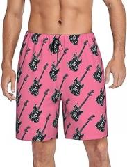 YSBKN Mens Pajama Shorts Soft Lounge Bottoms Sleepwear Pj Pants With Pockets S-4XL