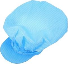 Zerodeko Anti-Static Breathable Work Cap Blue Mesh Ventilated Dustproof Factory Beanie for Electronics Workshop Safety
