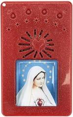 Electronic Rosary with Litanies of The Blessed Virgin Mary red, Black Madonna of LoretoHeight: 11 cm|Depth: 2.2 cm|Width: 6.6 cm