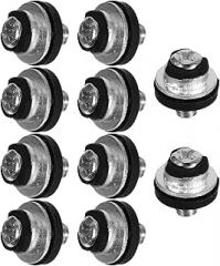 10pcs Mini Computer Repair Screws M3 X 8.7mm Hard Disk Drive Mounting Screws for PC Case Electronics Replacement Parts